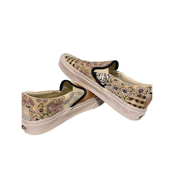 Vans Shoes - perfect condition!! brand new multiple design, flower themed vans original slide